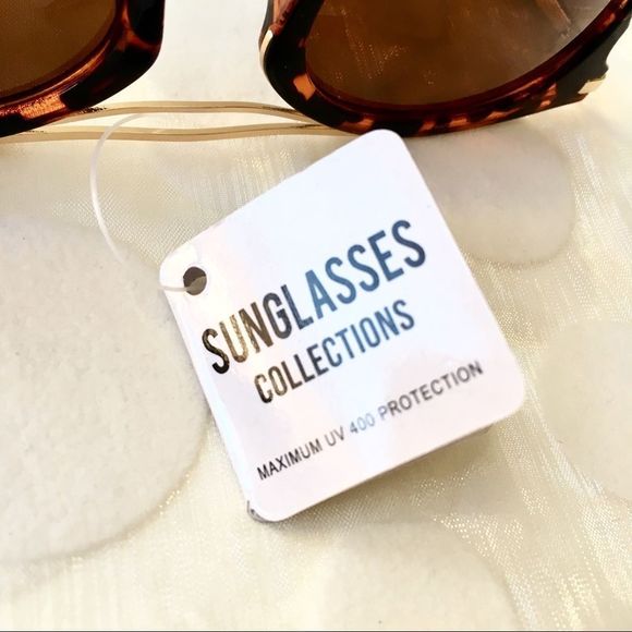 Chic Retro Tortoise Shell Print & Gold Sunglasses - Picture 6 of 7